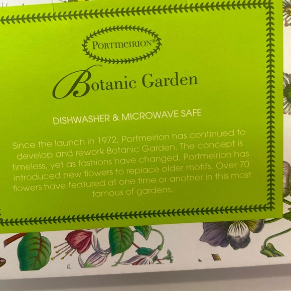 Portmeirion Botanic Garden Mug with Coaster NWT - Picture 3 of 5